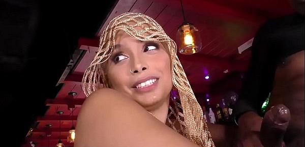  Arab Slut Aaliyah Hadid Enjoys Anal Gangbang